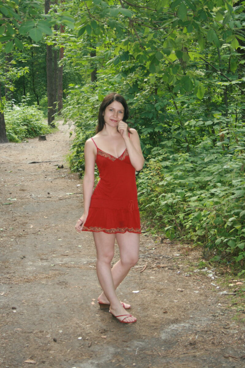 Kandy Naked in the Woods
