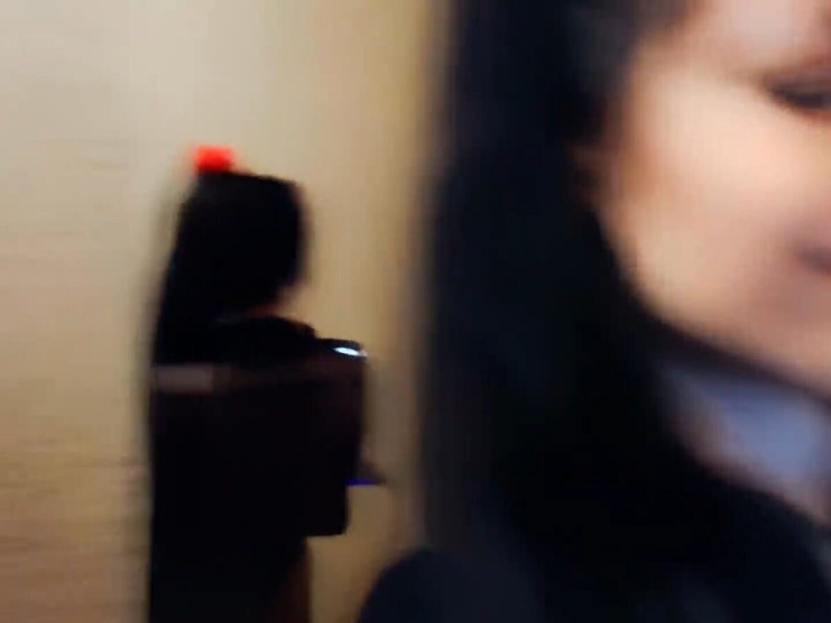 Lina Naked on her Balcony