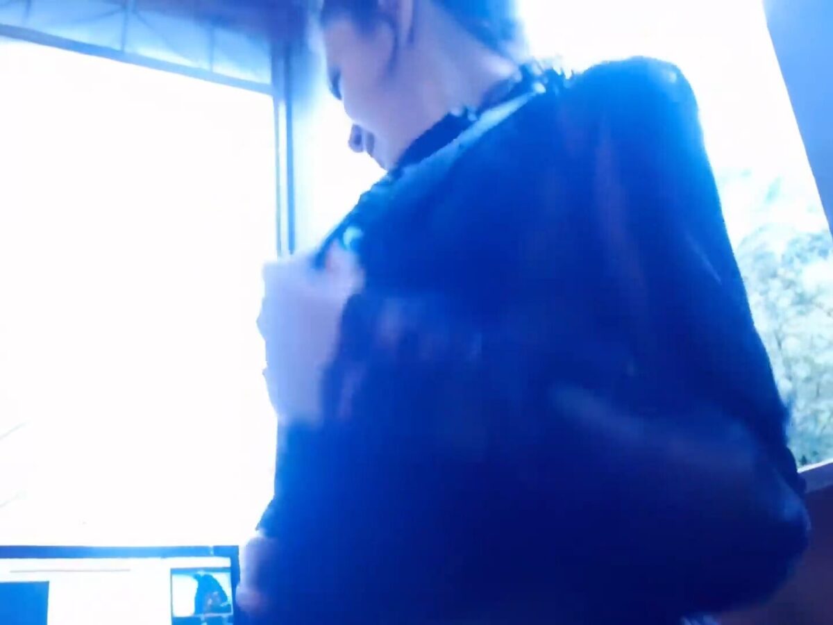 Lina Naked on her Balcony